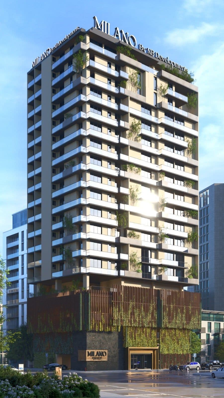Milano by NB Developments, a residential tower in Bole Atlas, Addis Ababa